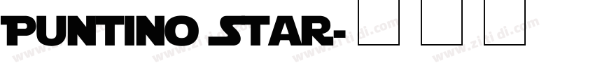 Puntino Star字体转换